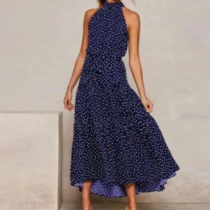 Chloe Elegant Maxi Summer Print Dress
