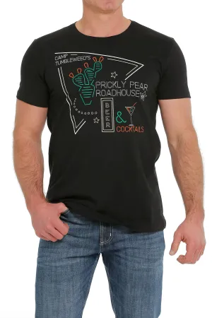Cinch Black Tee Mens