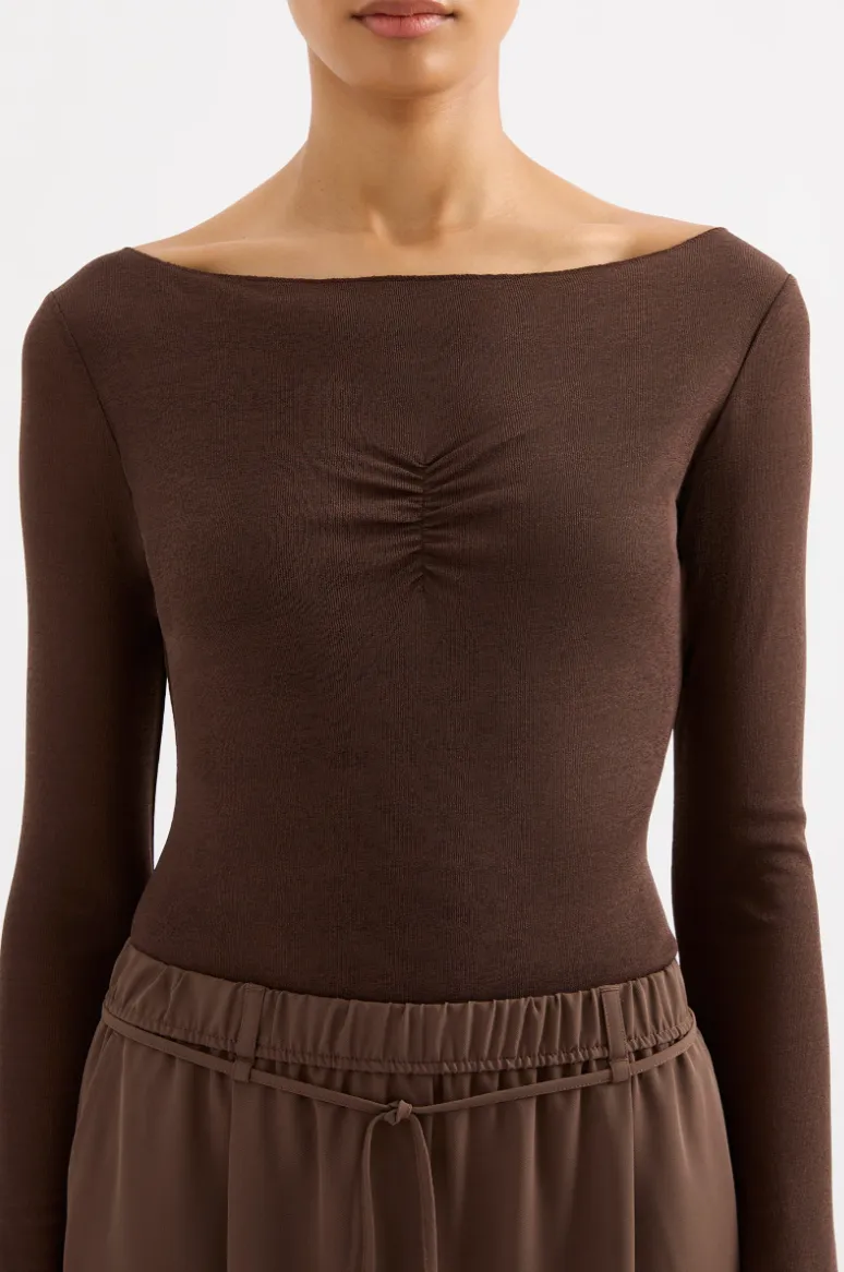 Clement LS Top Chestnut