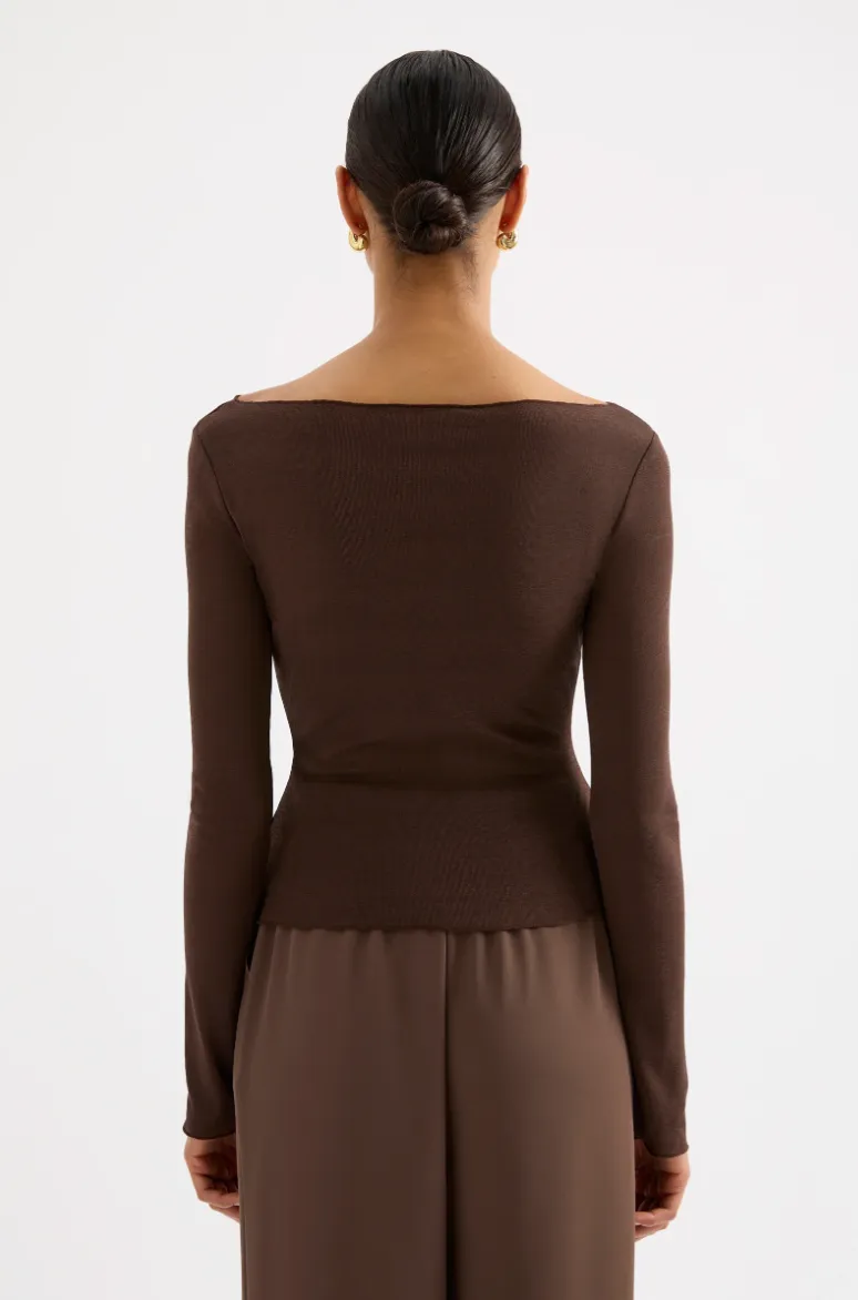 Clement LS Top Chestnut