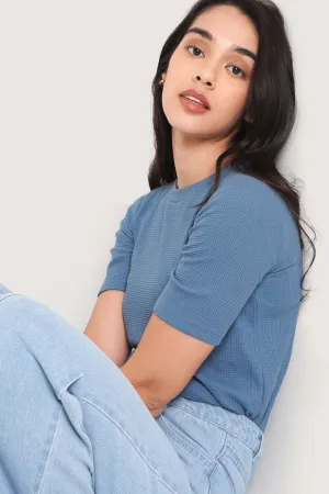 Closet Staples Slim Fit Textured Tee