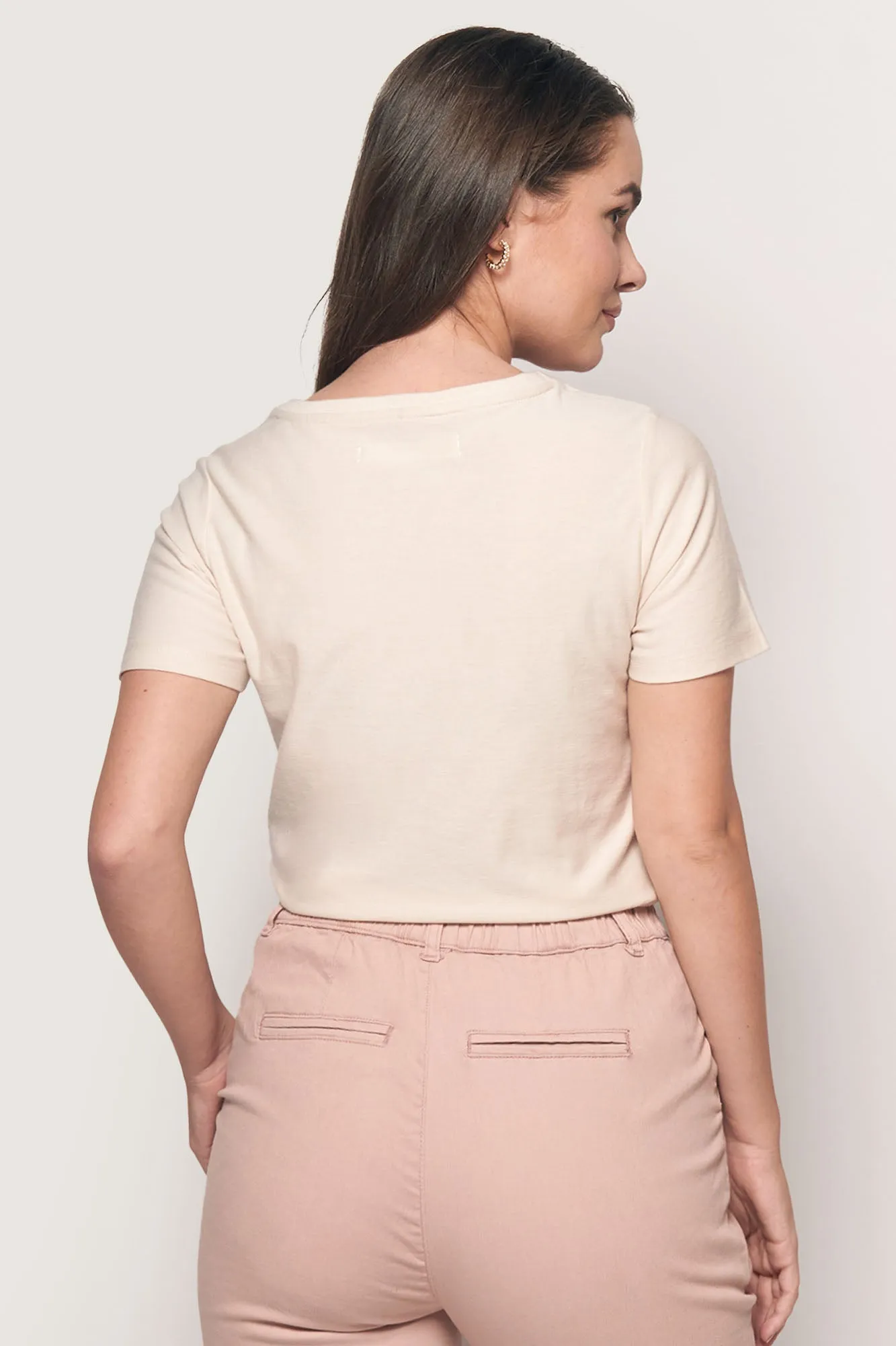 Closet Staples V-Neck Logo Tee