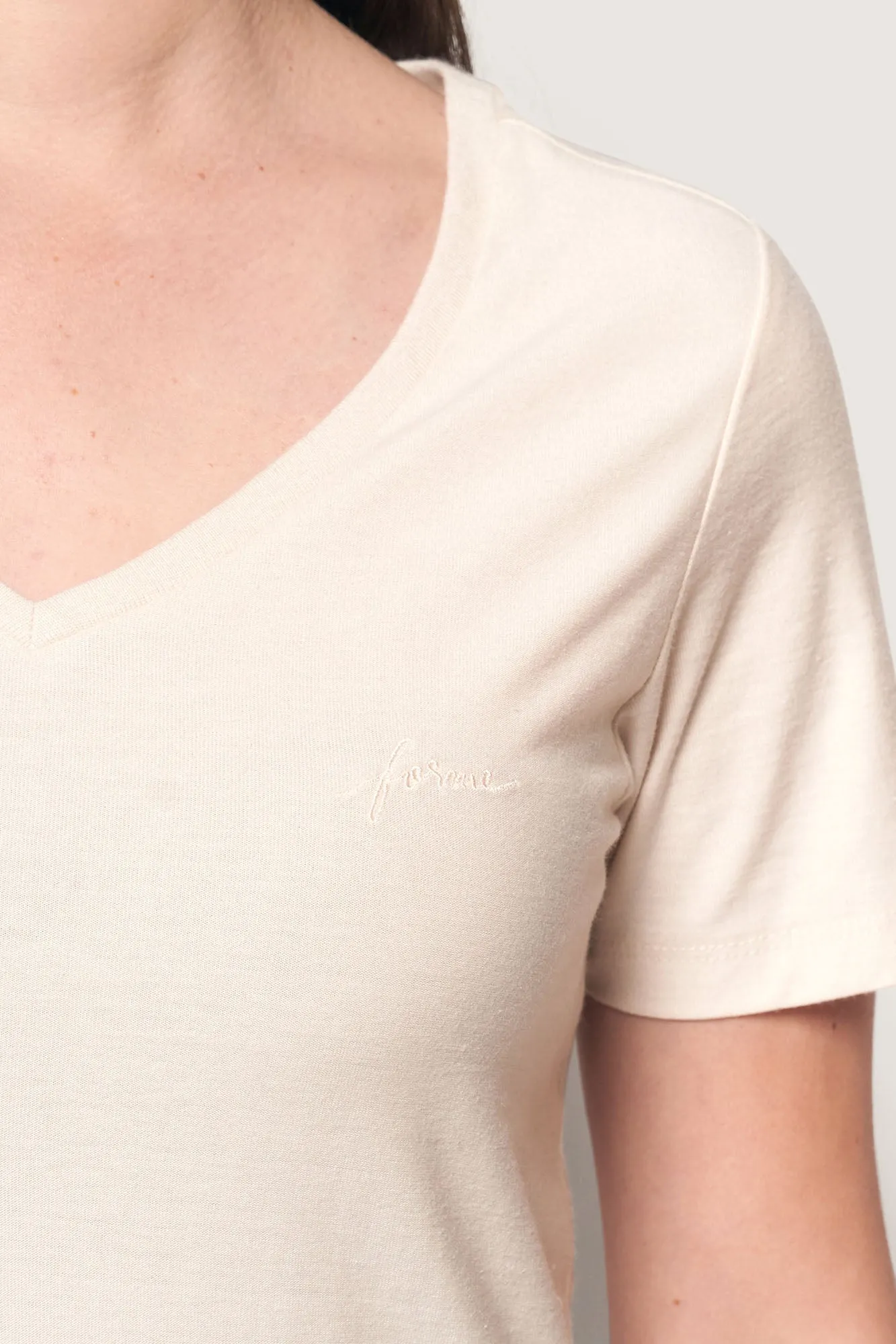Closet Staples V-Neck Logo Tee