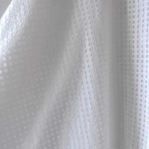 Club Monaco White Eyelet Midi A-line Skirt