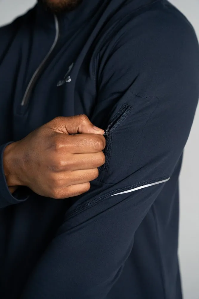 Clutch & Co 1/4 Zip Performance Top - Navy