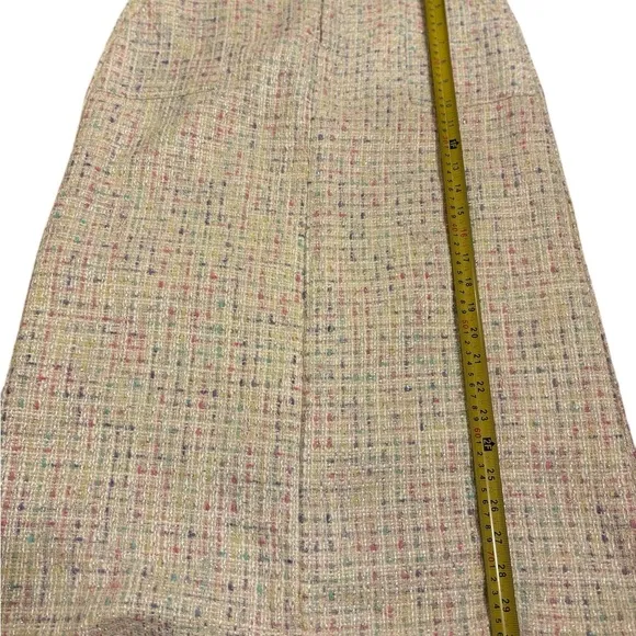 Coquette old-Money Inspired Multicolor Tweed Skirt Set NWT size M