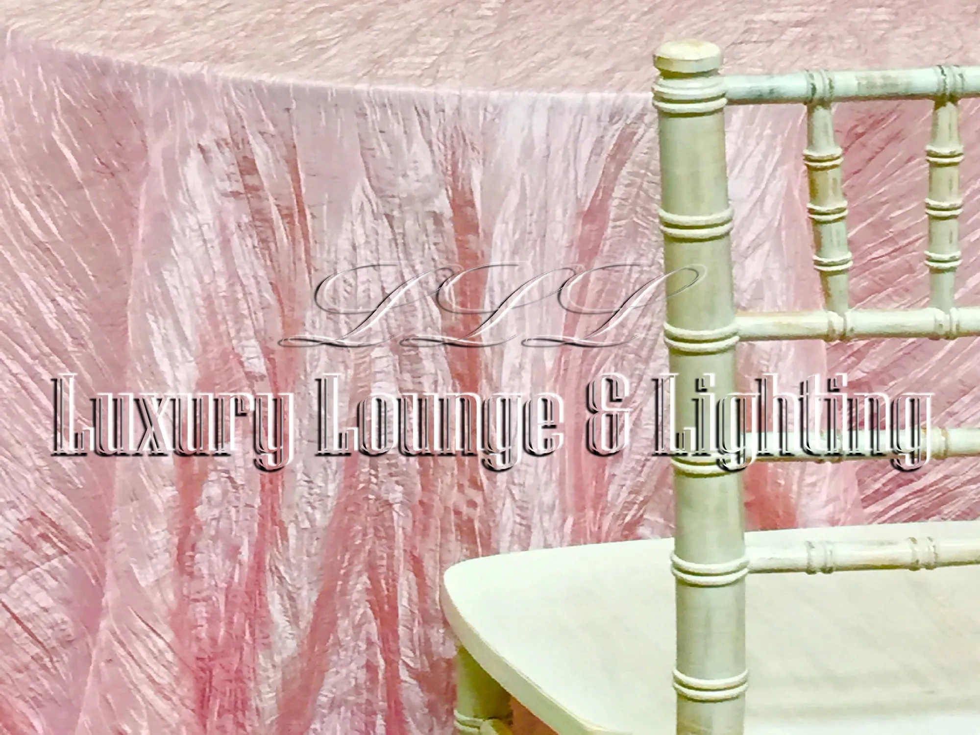 CRINKLE TAFFETA LINEN - PINK PETAL