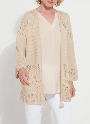 Dani Linen Mesh Cover-Up