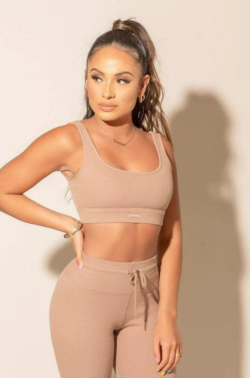 Daydreamer Crop - Nude Rib