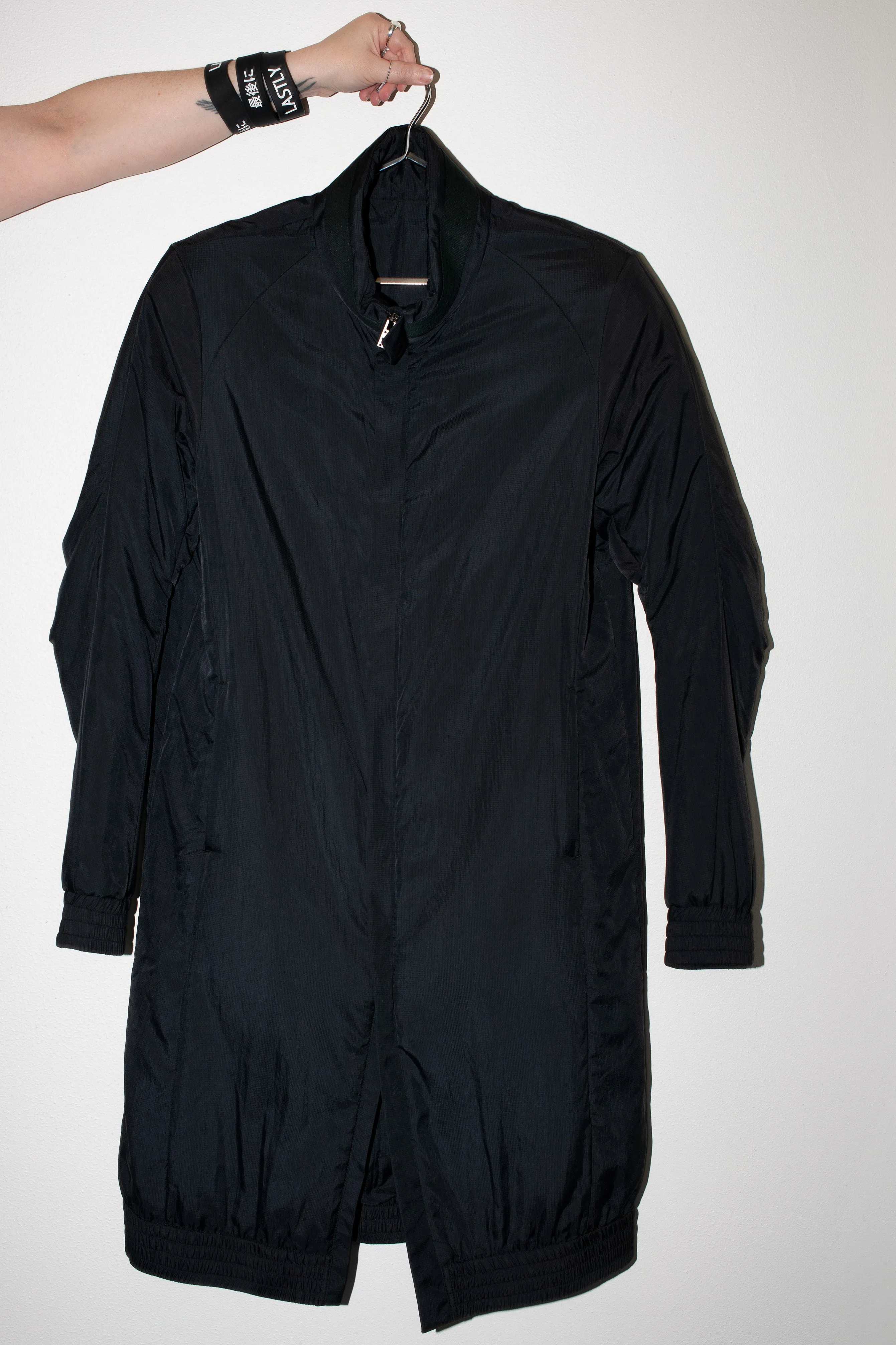 Devoa Long Nylon Coat