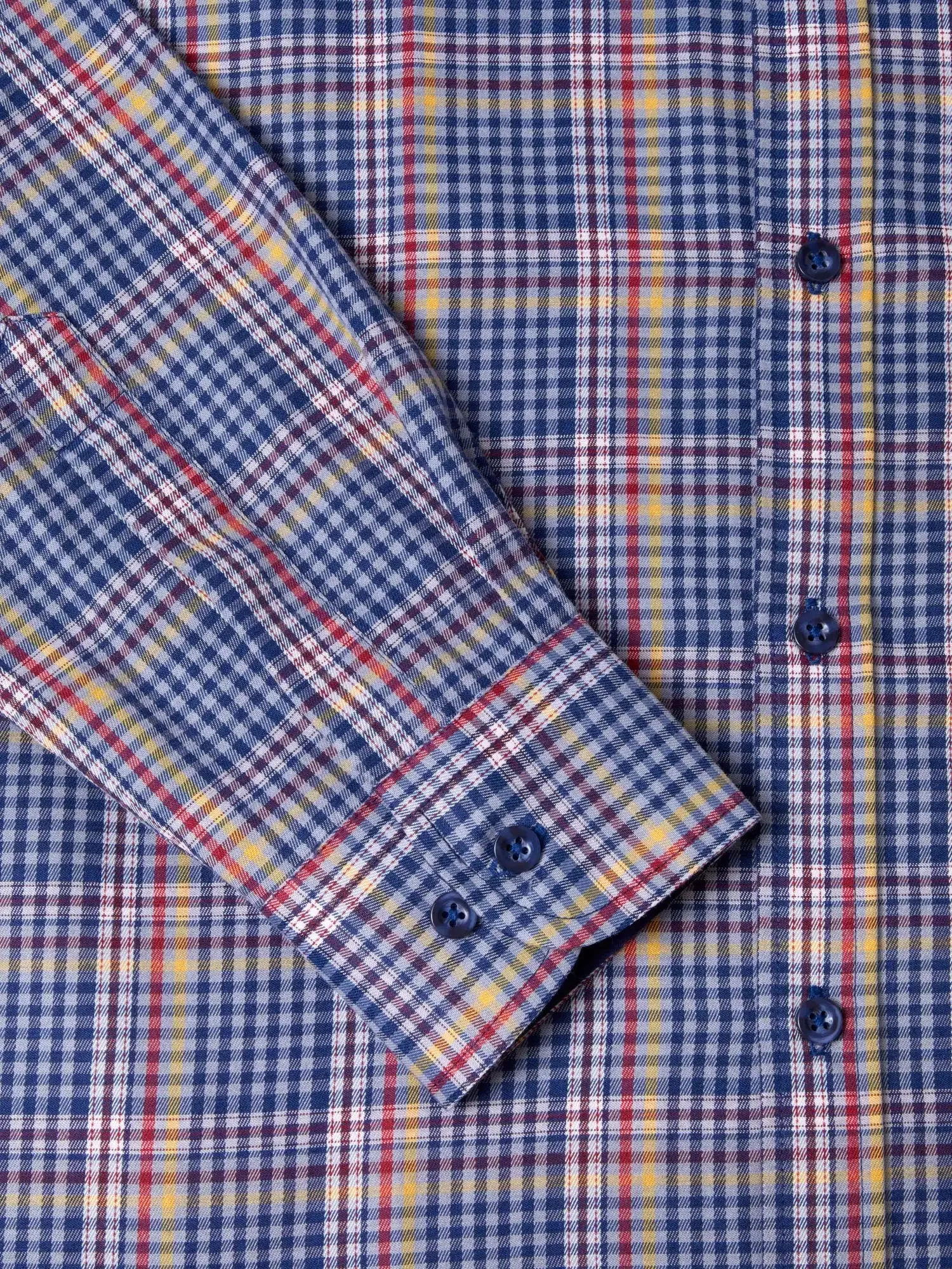 DG's Drifter LS Check Shirt 14667/28 Navy Multi