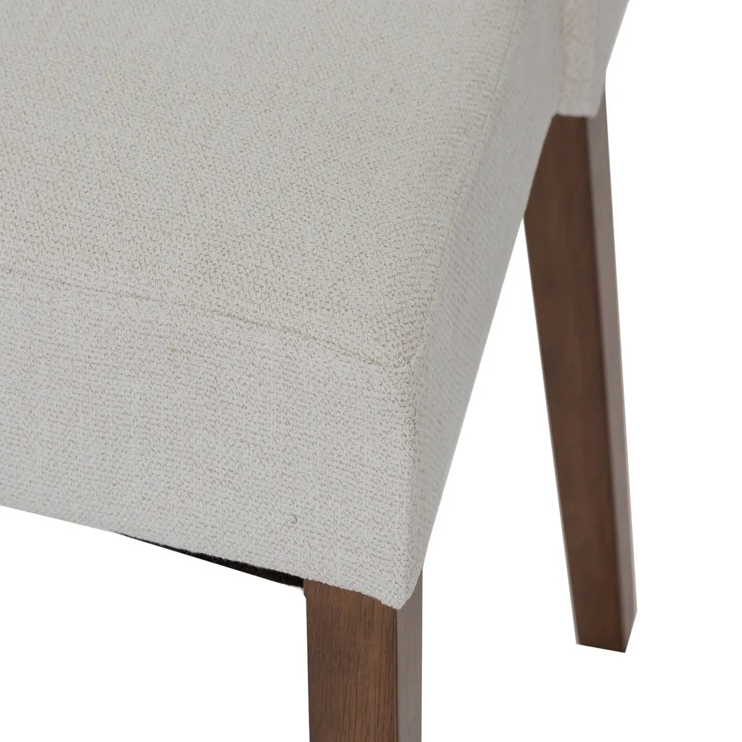 Didmarton Linen Side Chair (Set of 2) Zipcode Design™ Upholstery Color: Light Tan Linen
