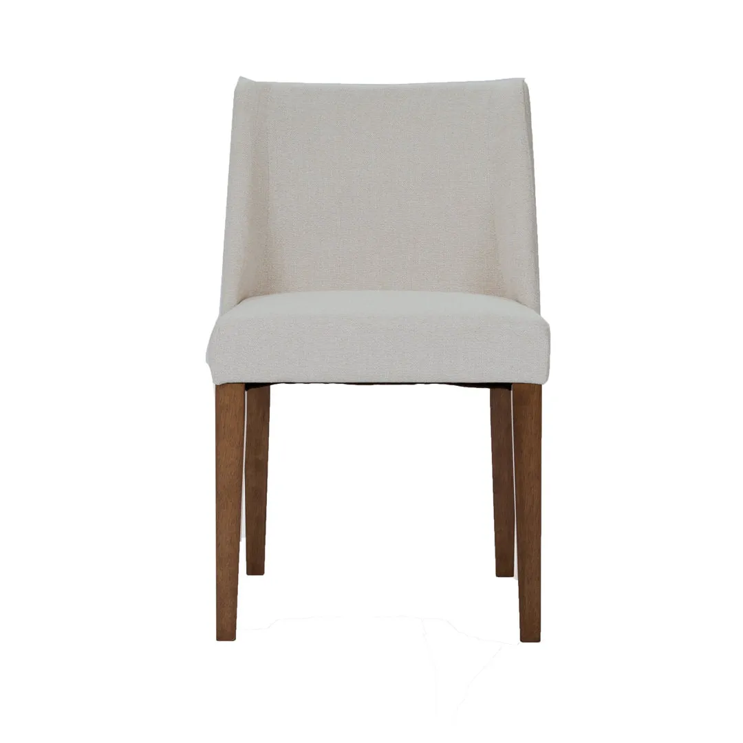 Didmarton Linen Side Chair (Set of 2) Zipcode Design™ Upholstery Color: Light Tan Linen