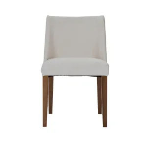 Didmarton Linen Side Chair (Set of 2) Zipcode Design™ Upholstery Color: Light Tan Linen