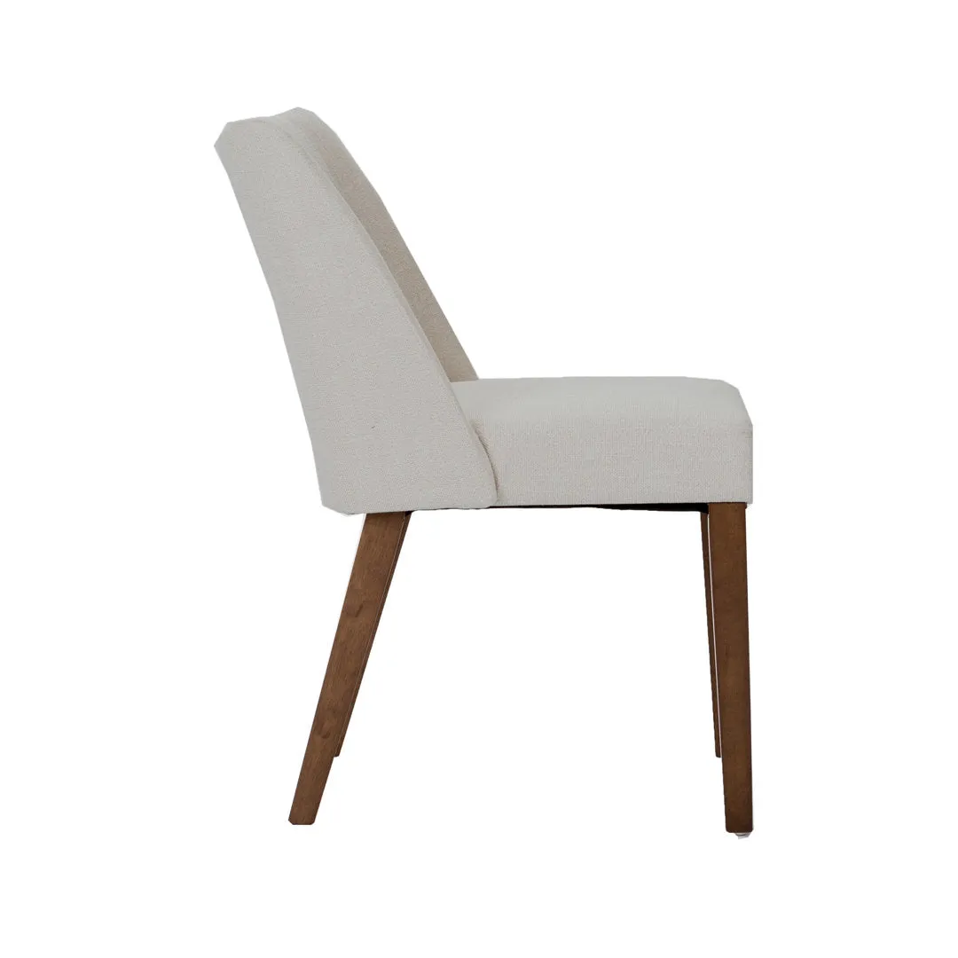 Didmarton Linen Side Chair (Set of 2) Zipcode Design™ Upholstery Color: Light Tan Linen