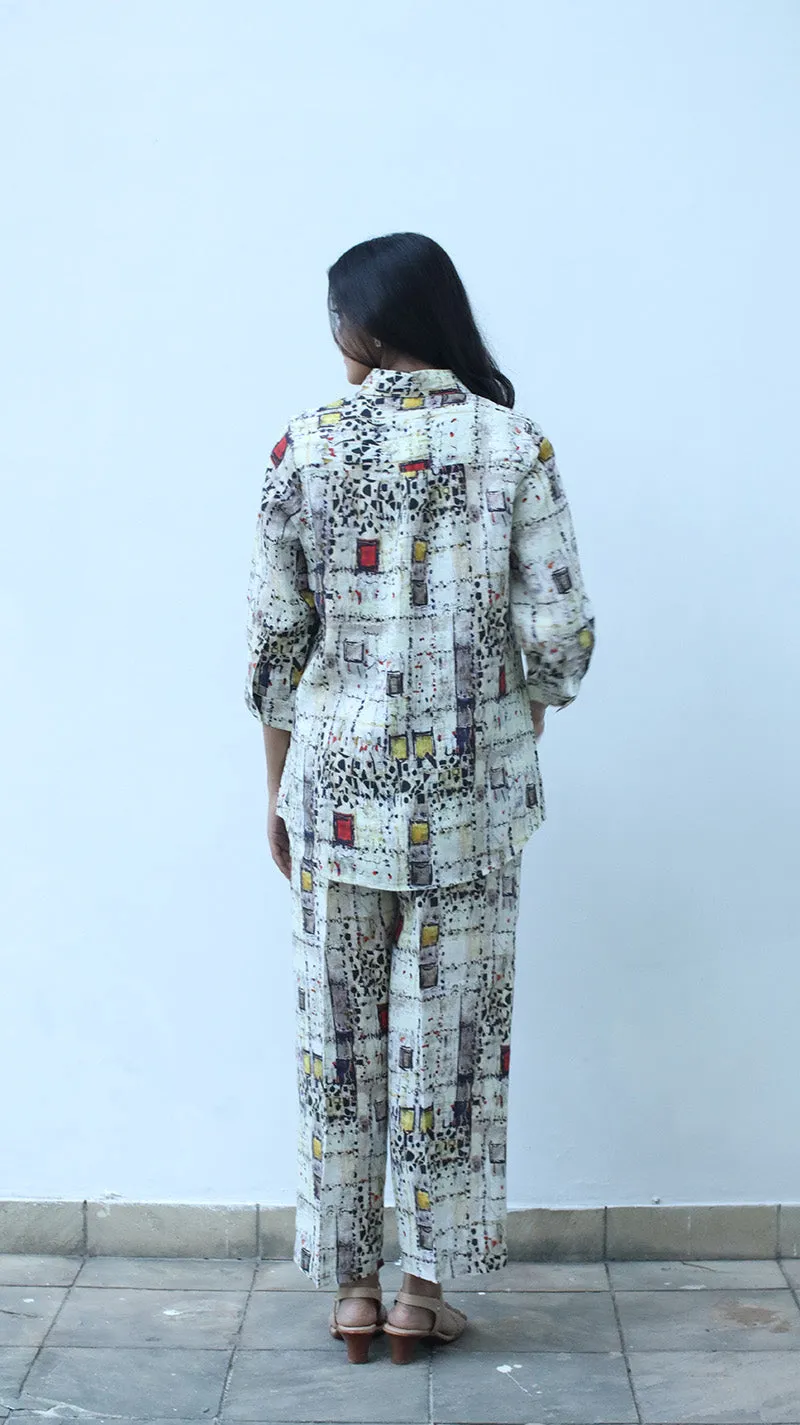 Digital Print Lounge Pants -231031
