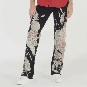 Dragon Print Stretch Lounge Pants