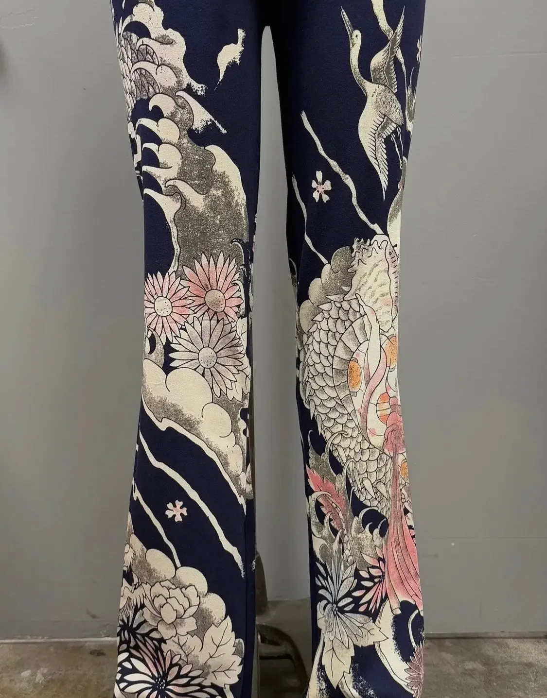 Dragon Print Stretch Lounge Pants