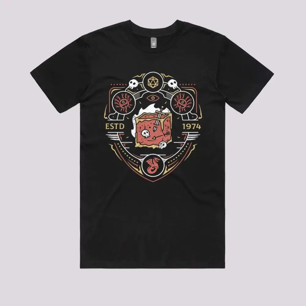 Dungeon Top Enemies Emblem T-Shirt