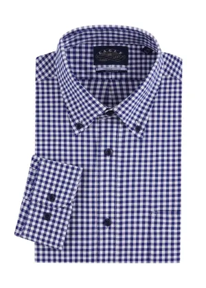 Eagle Stretch Neck Gingham Poplin Shirt