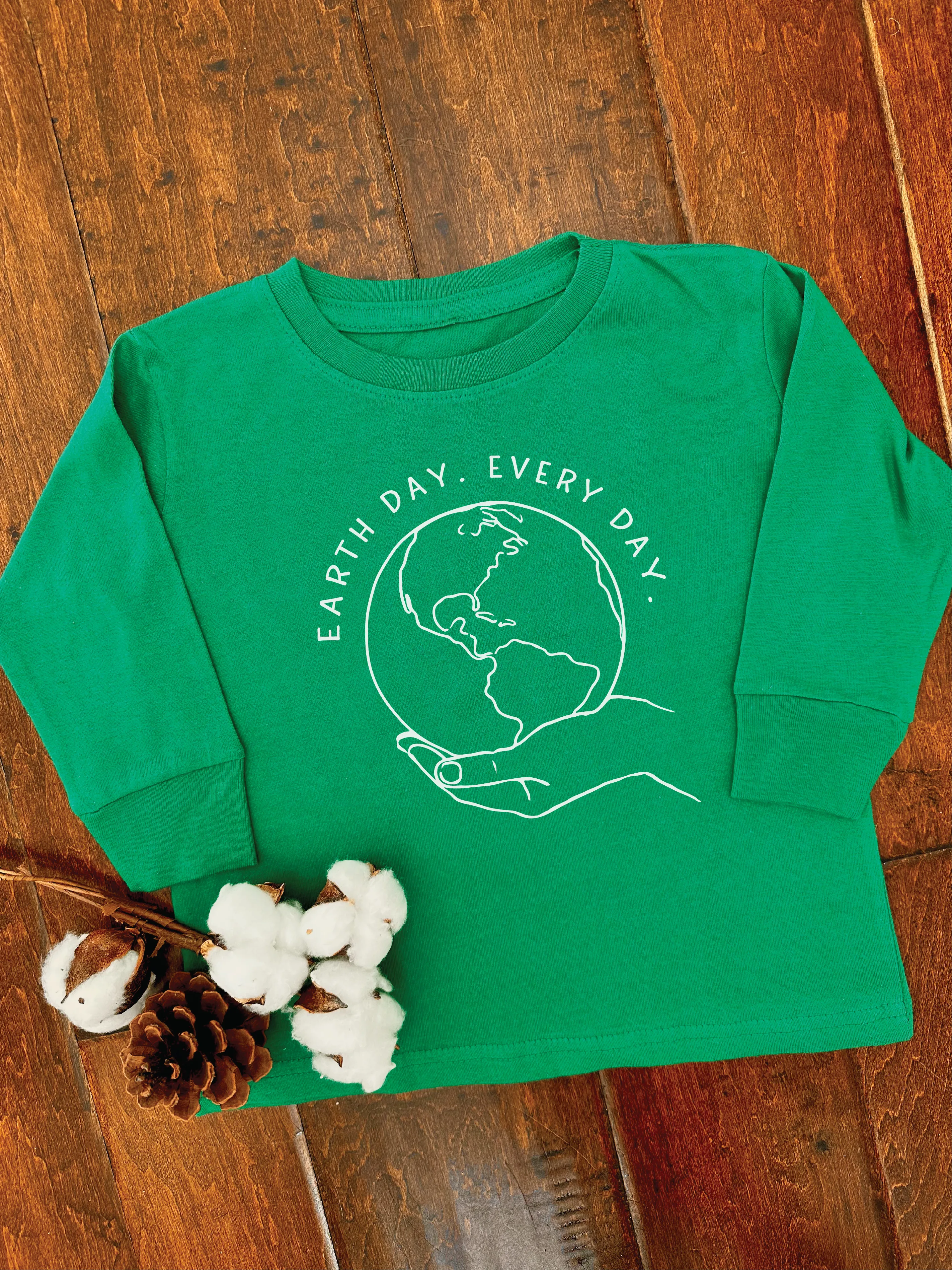 Earth Day Every Day Long Sleeve Tee - Kids
