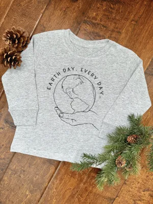 Earth Day Every Day Long Sleeve Tee - Kids
