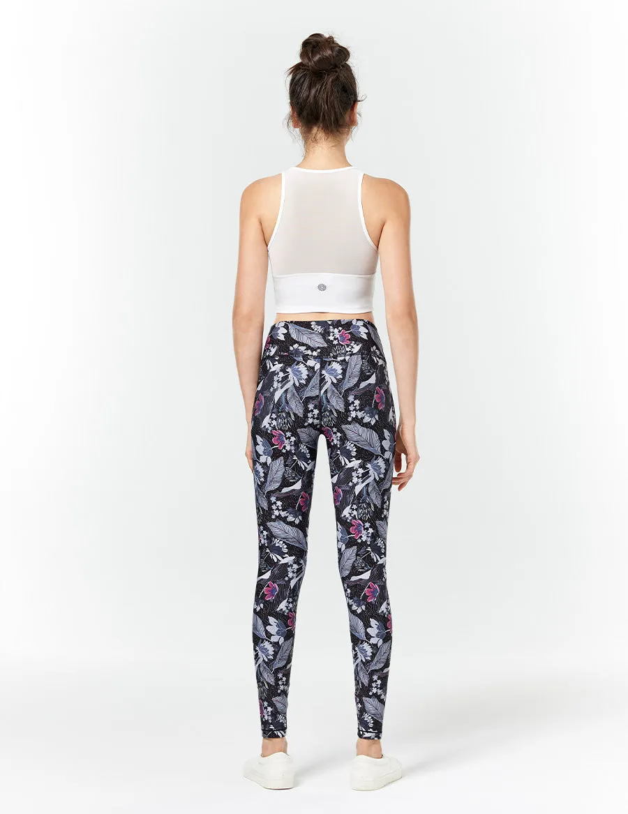 easyoga LA-VEDA Twiggy Core Tights3 - FD2 Africa Bouquet Black
