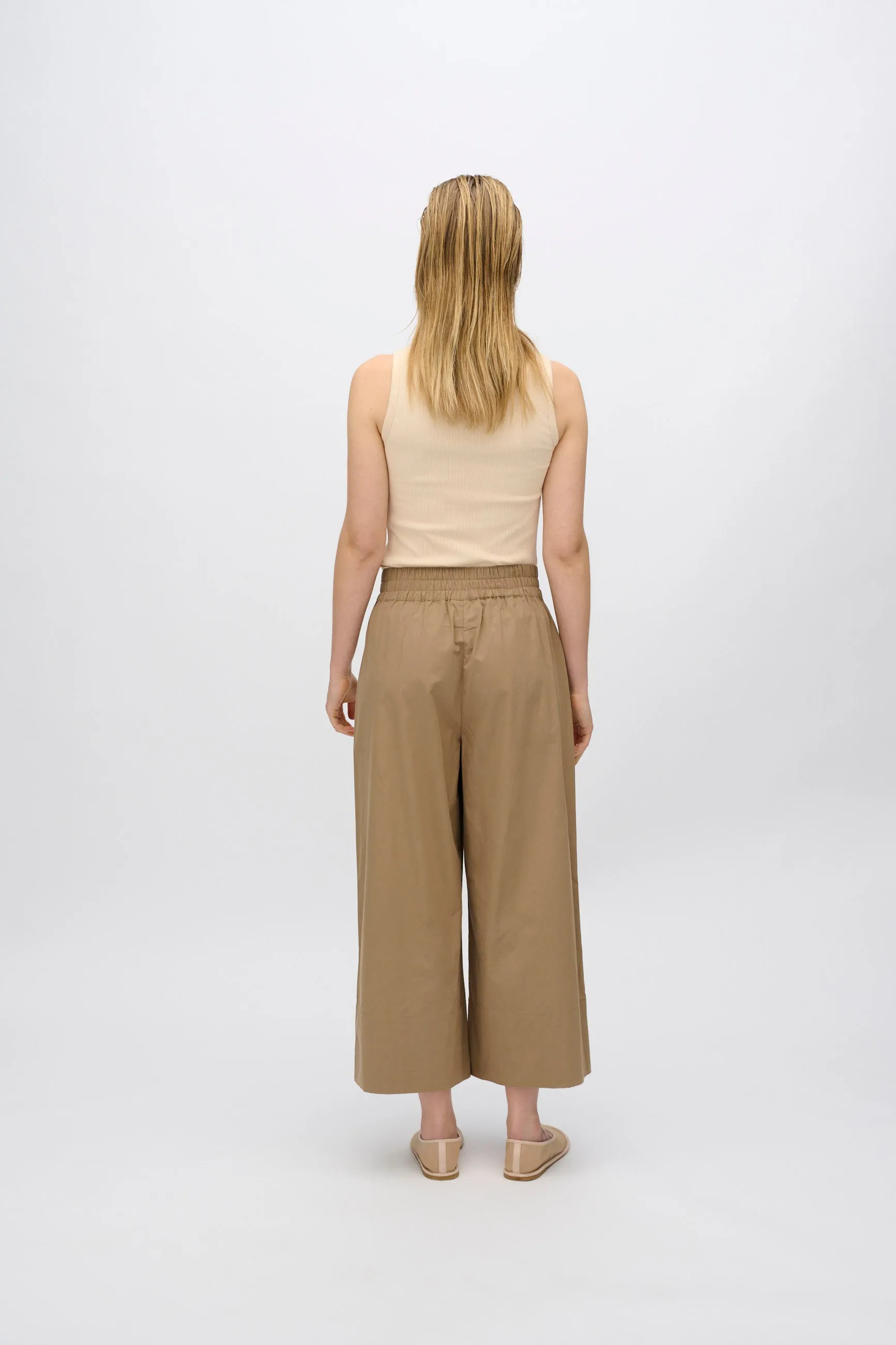 Eira casual capri pants 4238 - Greige