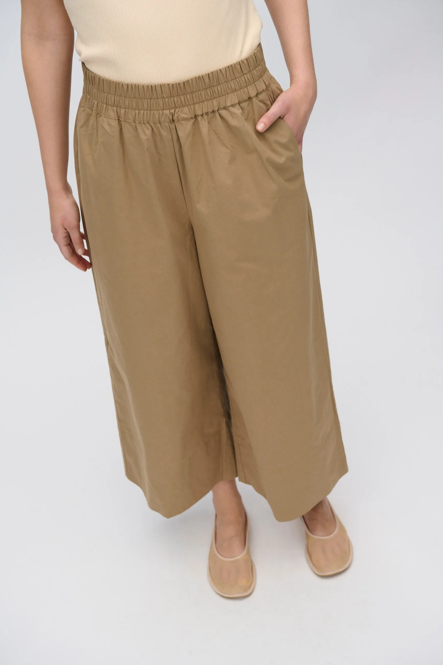 Eira casual capri pants 4238 - Greige