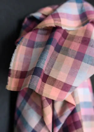 Estelle Check Laundered Cotton Linen