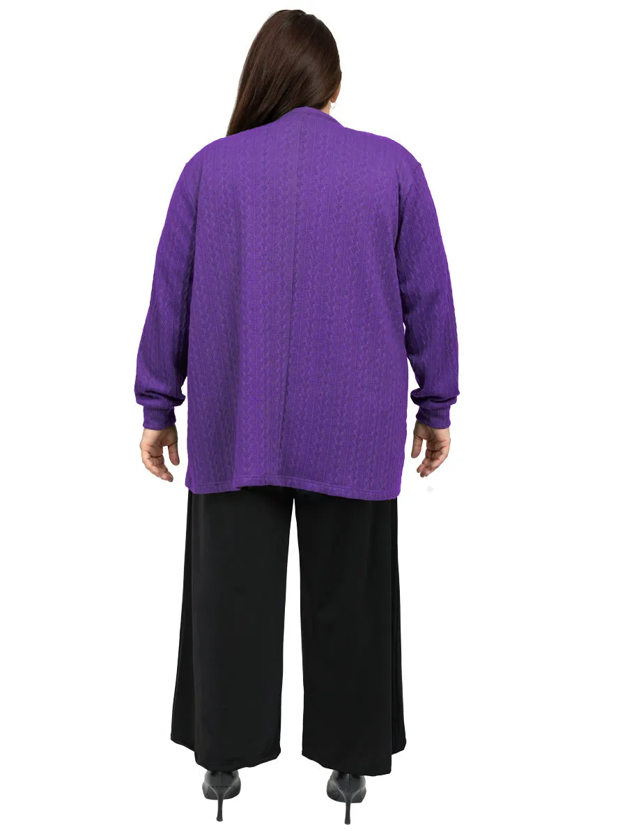 Everlast Cardigan - Violet