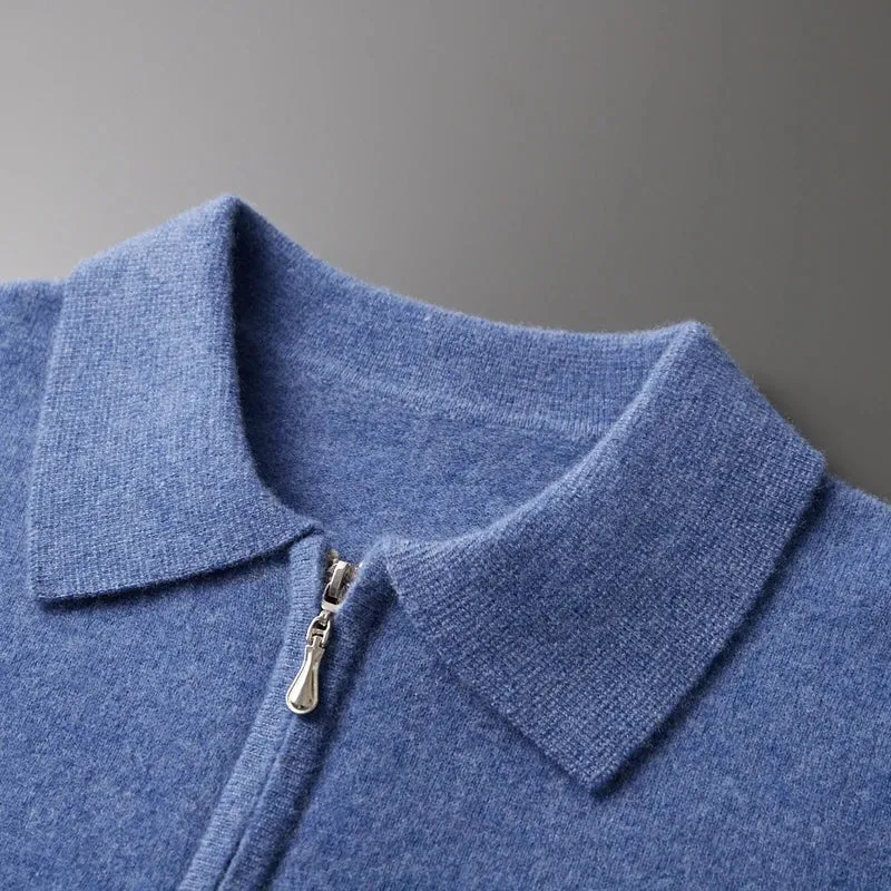 Experience Unmatched Luxury: Men's 100% Merino Wool Cashmere Sweater