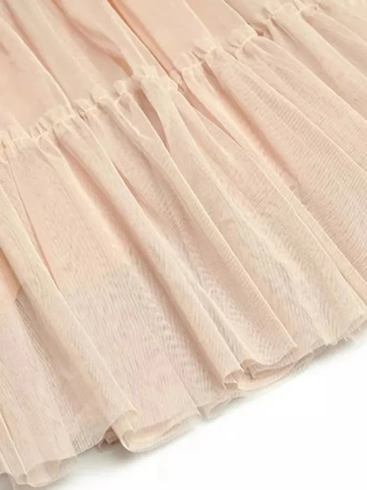Fatima O-Neck Flare Sleeve Sequins Embroidery Elegant Party Dress