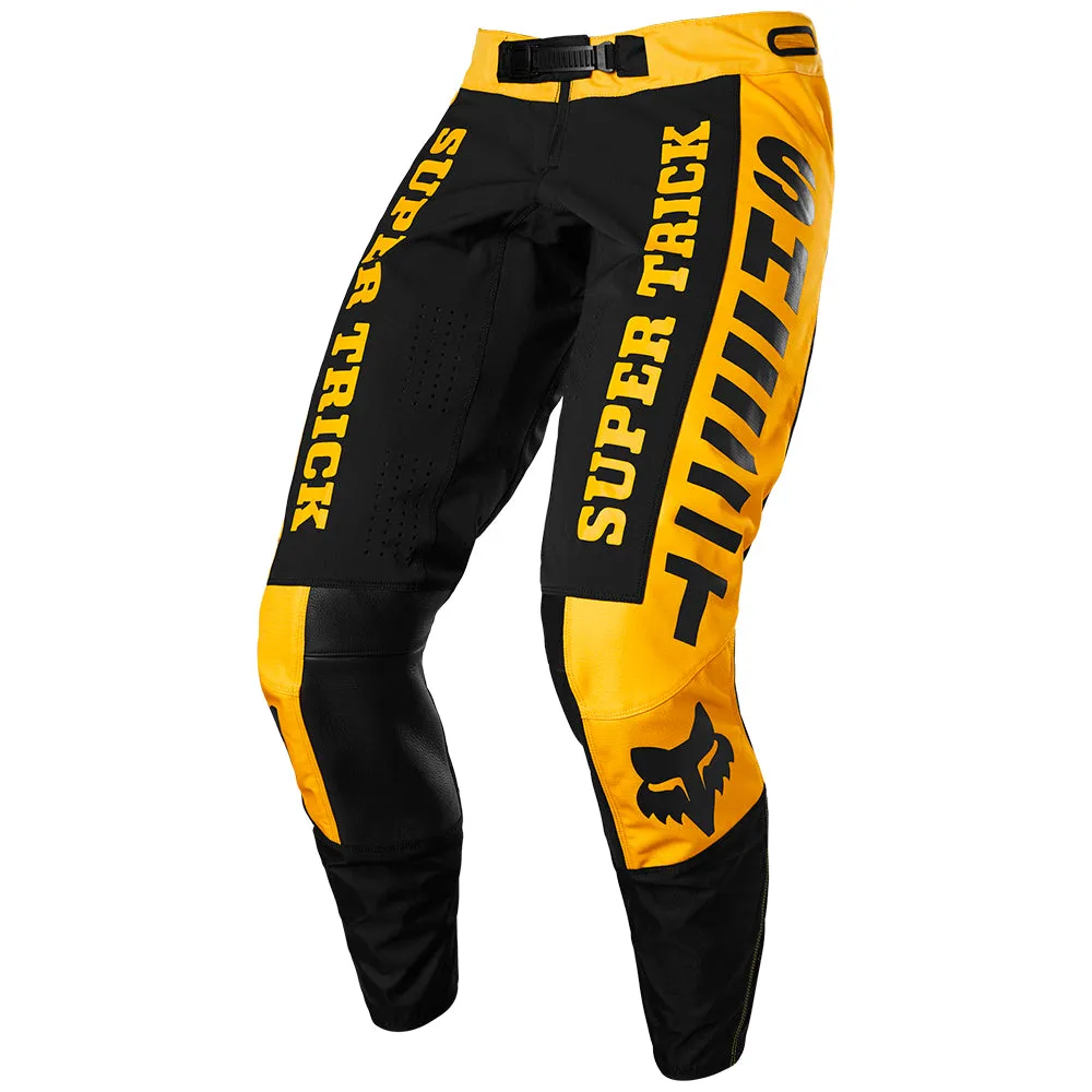 FOX 360 SUPR TRIK LE PANTS [BLACK/YELLOW] 36