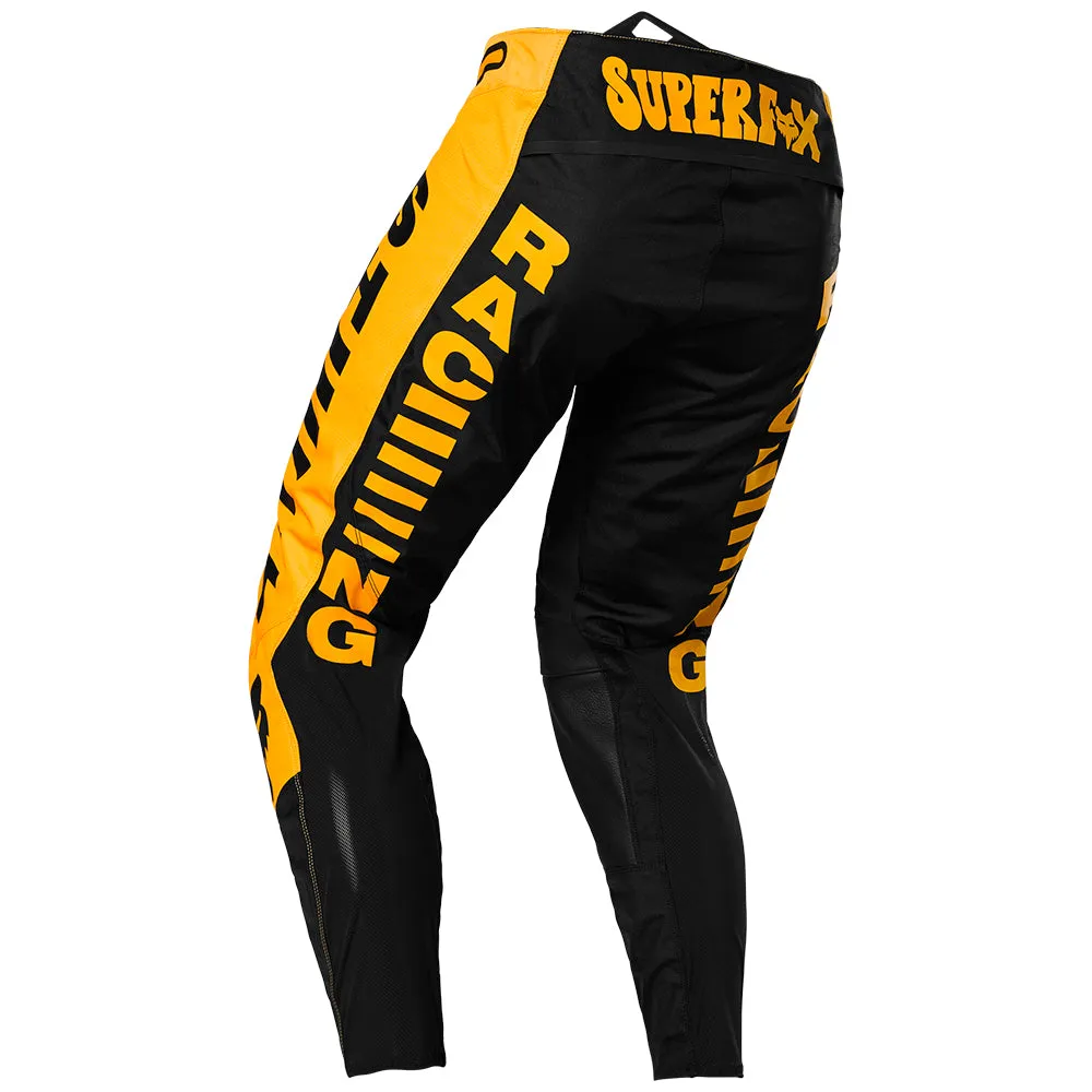 FOX 360 SUPR TRIK LE PANTS [BLACK/YELLOW] 36