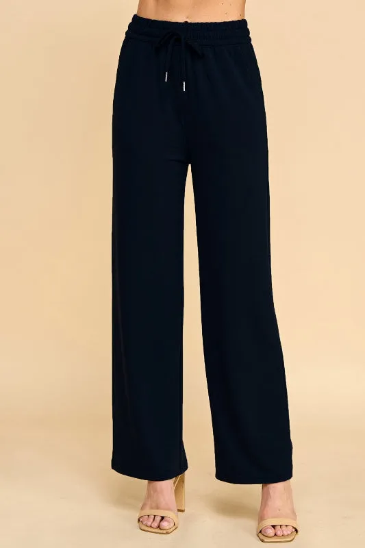 French Terry Straight Leg Lounge Pants-OLD