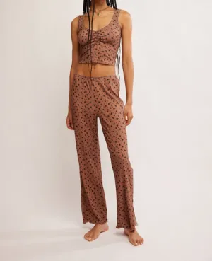 Fresh in Love Lounge Set / Brown Combo