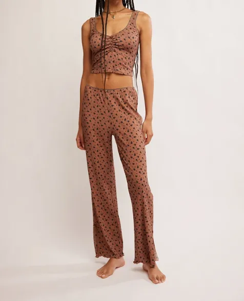 Fresh in Love Lounge Set / Brown Combo