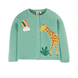 Frugi Colby Infant Cardigan 500147A4msgf Giraffe