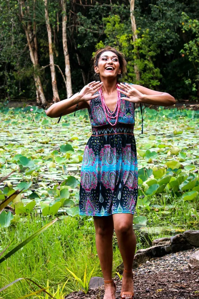 Gem Short Dress -  Paisley Turquoise