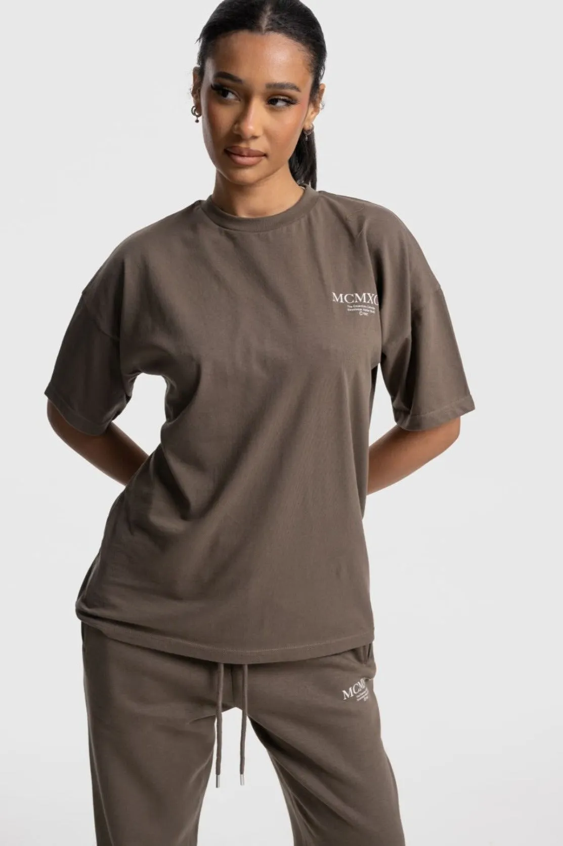 GLACIER T-SHIRT - BARK