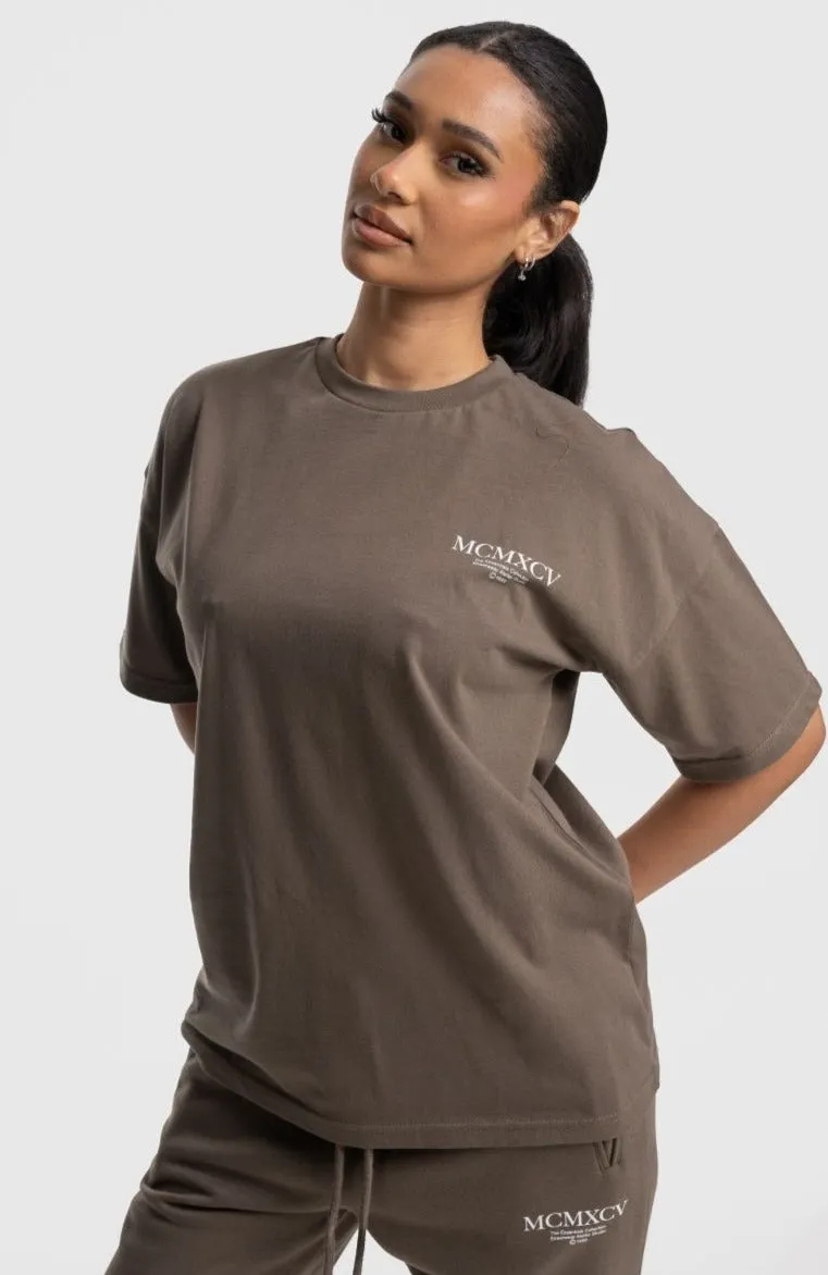 GLACIER T-SHIRT - BARK