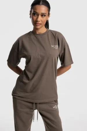 GLACIER T-SHIRT - BARK