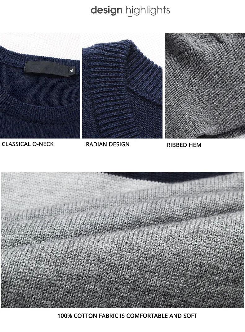 GoBliss Casual O-Neck Striped Slim Fit Mens Sweaters