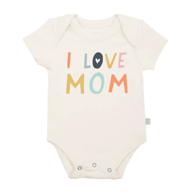 Graphic bodysuit | love mom: Default / 0-3M