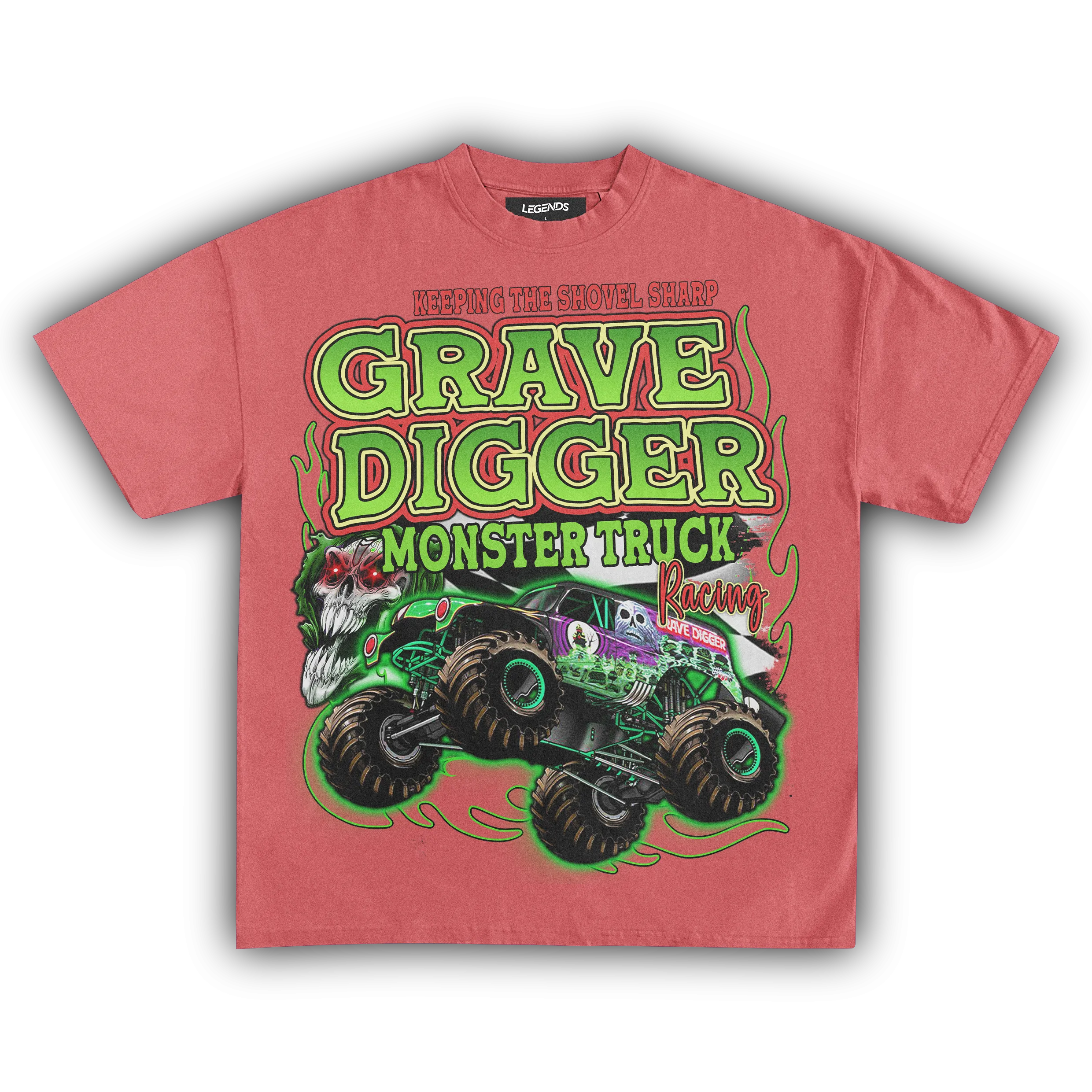 GRAVE DIGGER MONSTER JAM VINTAGE TEE
