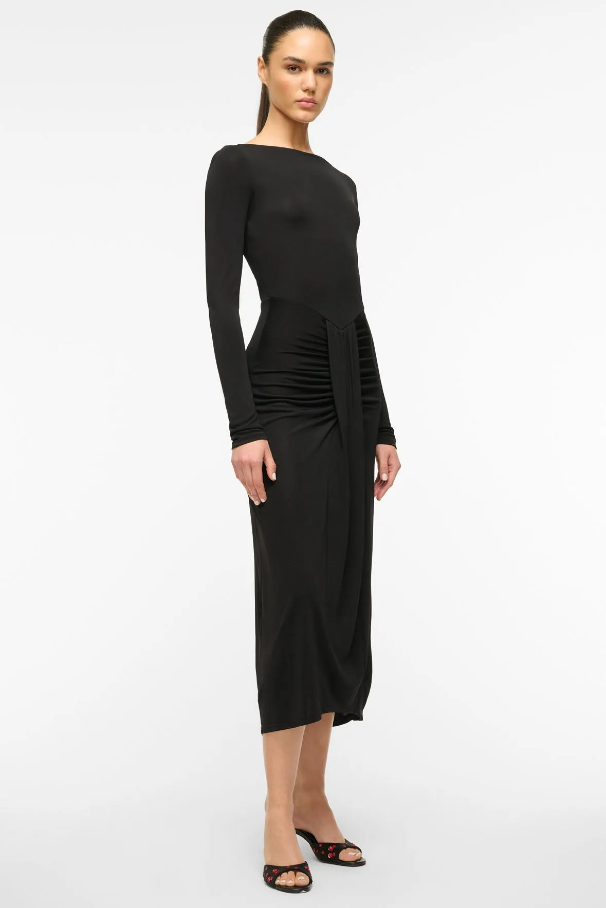 Gres Dress Black