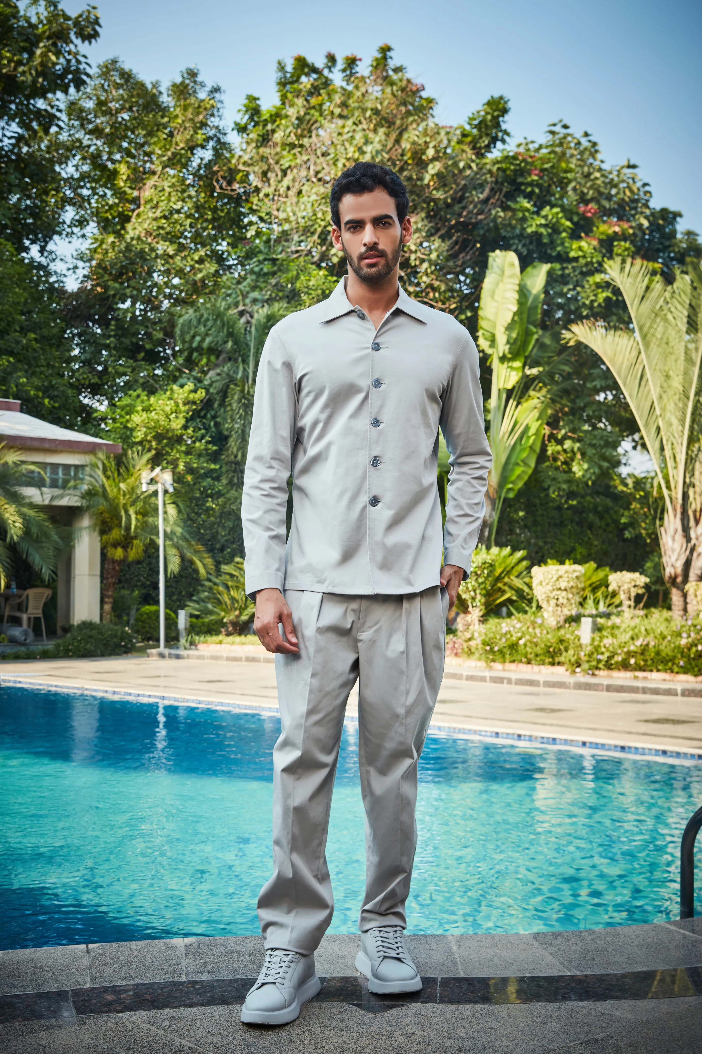 Hansel- Light Grey Co Ord Set