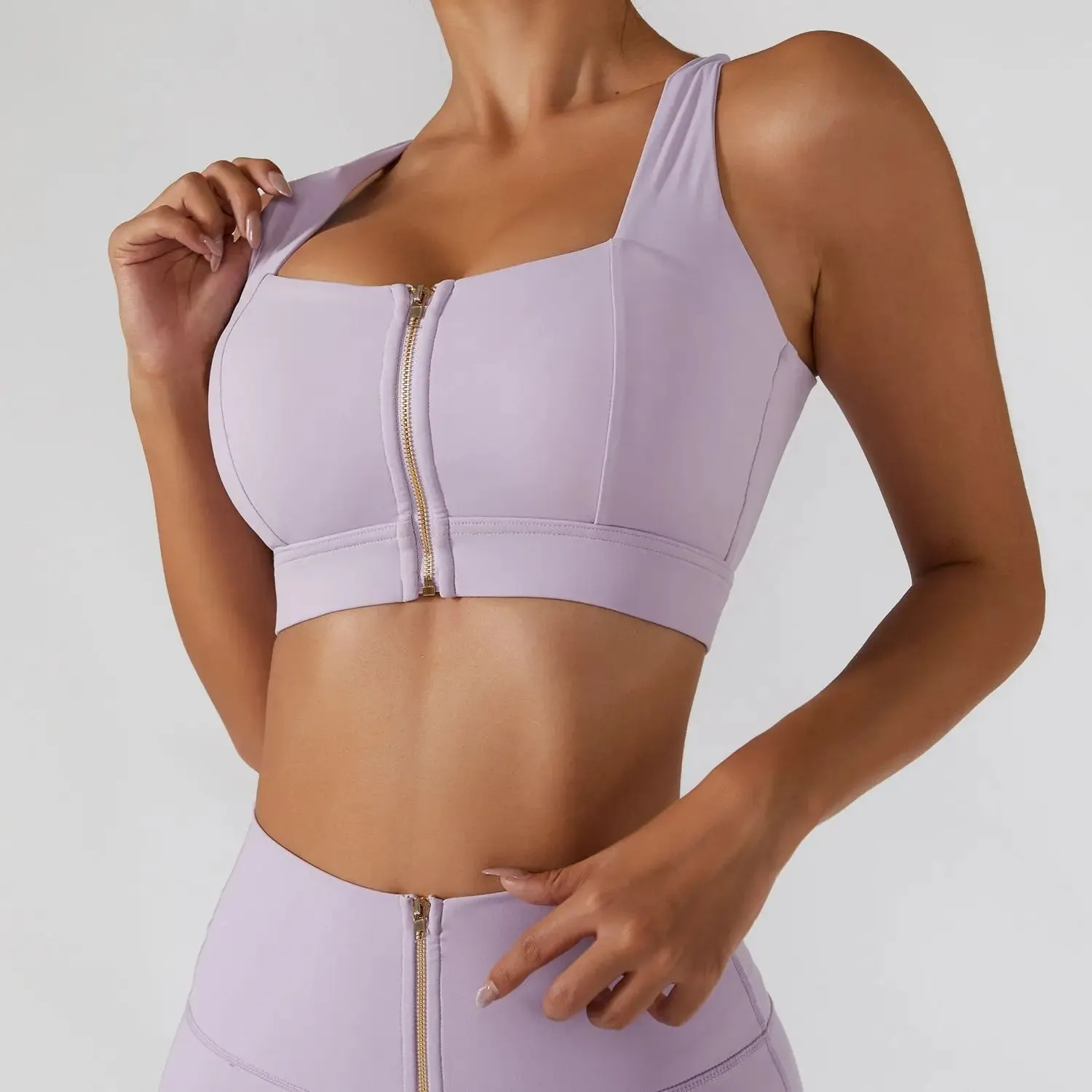 High-Waist Leggings and Sleeveless Top for Ultimate Comfort