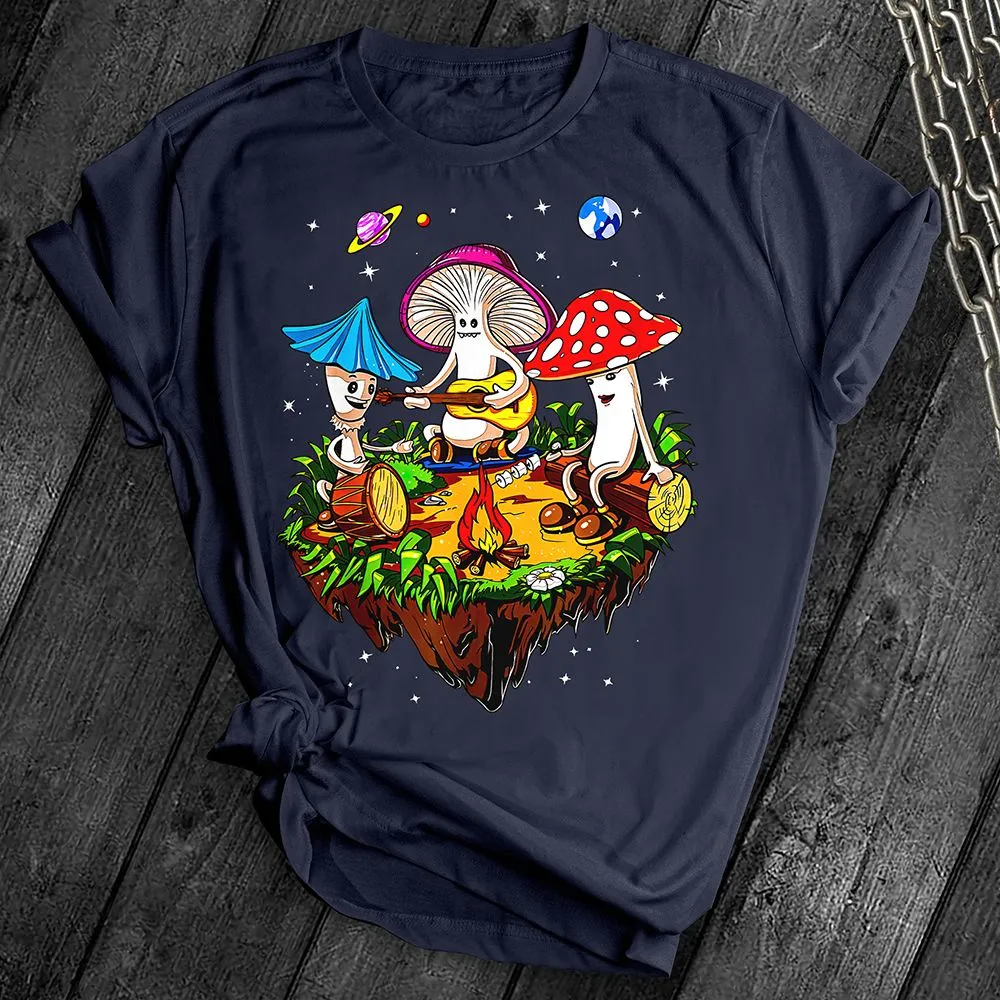Hippie Mushroom Band Tee